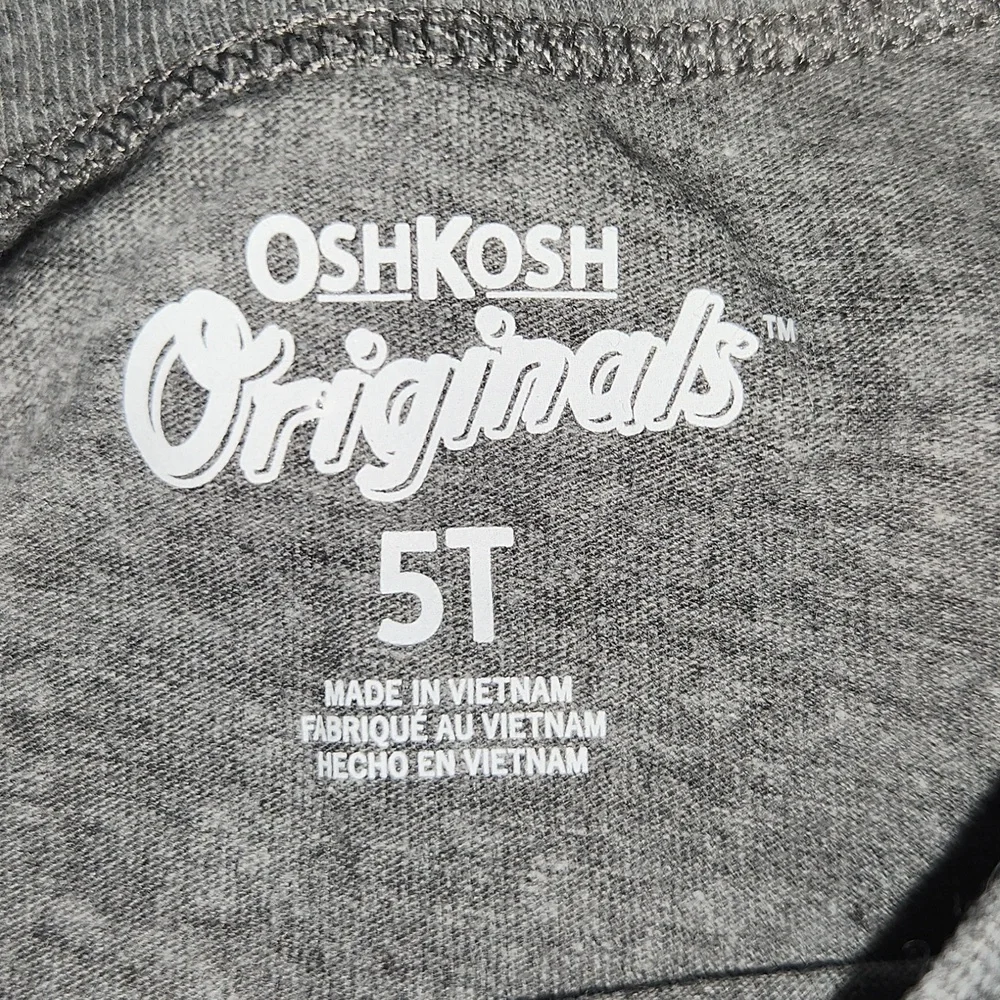 NWT OshKosh B'gosh Gray Kids Shirt - Dad's Partner in Crime